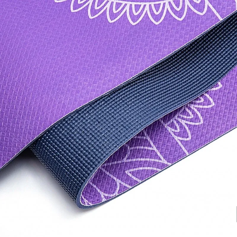 Leo: Yoga Mat for Zodiac Lovers. Personalized Sun Sign Pilates mat. Extra thick, Non Slip. WickedYo.