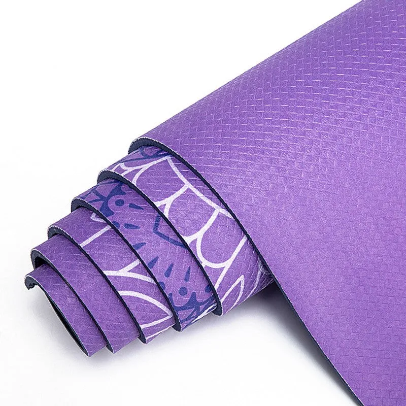 Leo: Yoga Mat for Zodiac Lovers. Personalized Sun Sign Pilates mat. Extra thick, Non Slip. WickedYo.