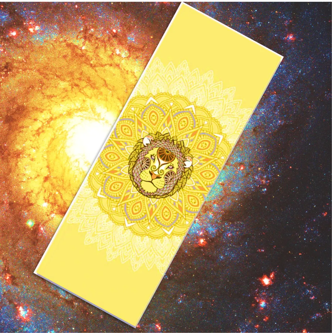 Leo: Yoga Mat for Zodiac Lovers. Personalized Sun Sign Pilates mat. Extra thick, Non Slip. WickedYo.