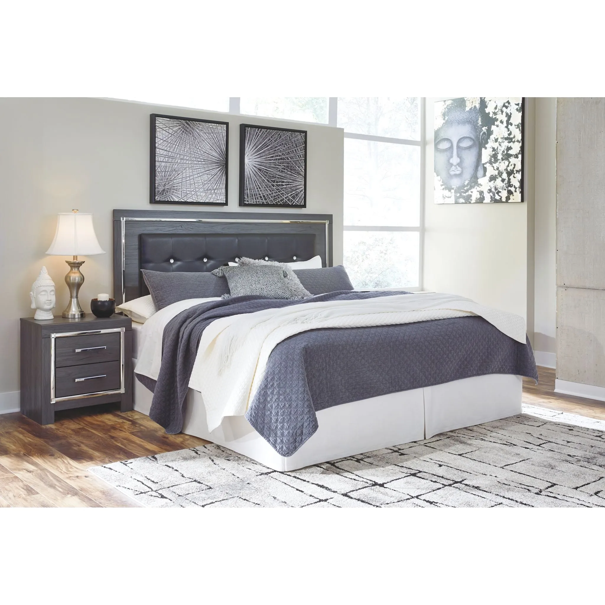 Lodanna Upholstered Headboard - Gray