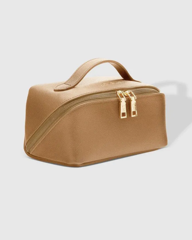 LOUENHIDE ELLIS MAKEUP BAG CAMEL LOU6792CAM