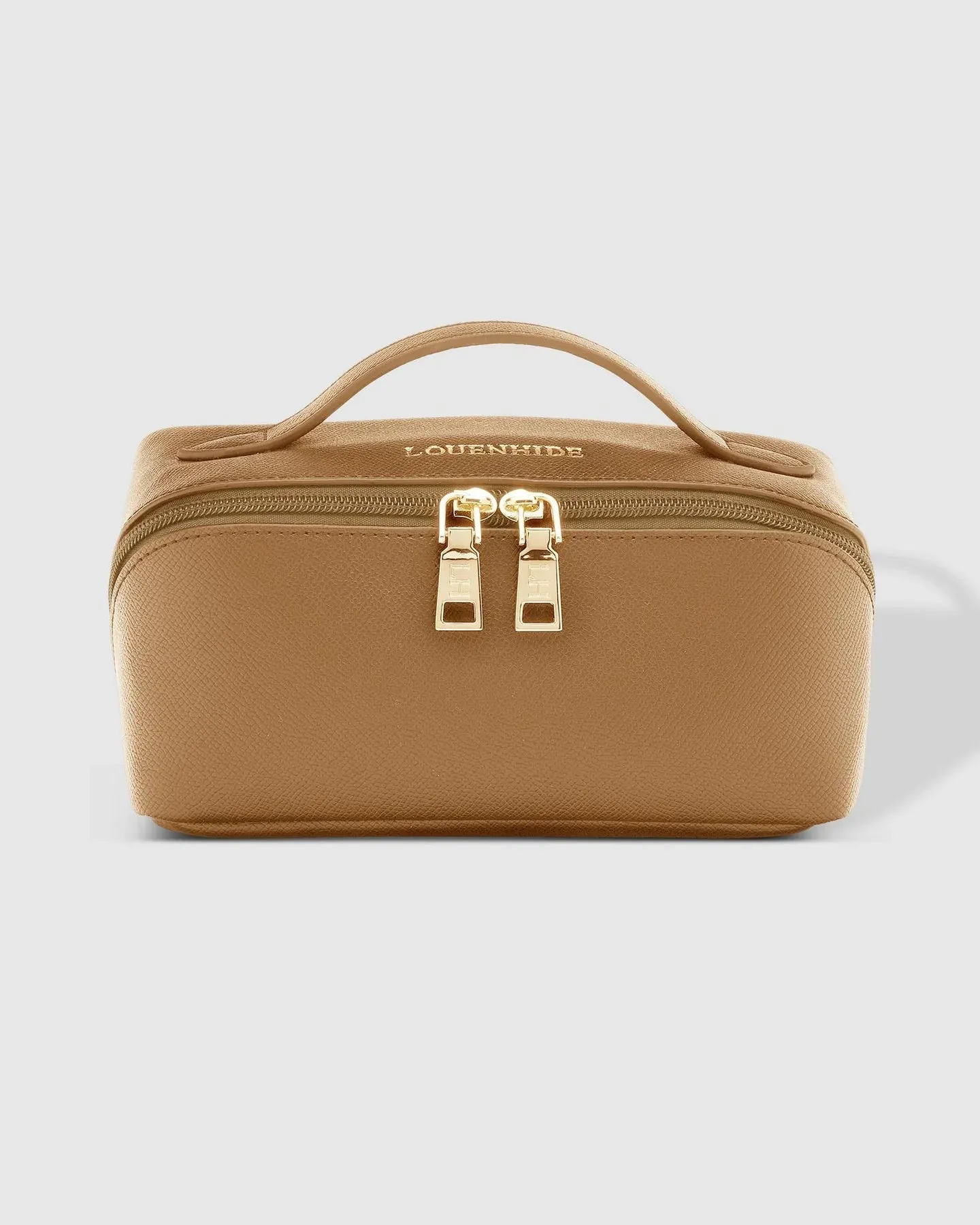 LOUENHIDE ELLIS MAKEUP BAG CAMEL LOU6792CAM