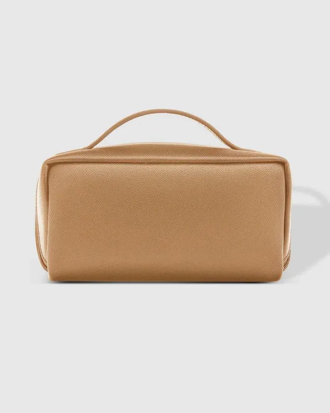 LOUENHIDE ELLIS MAKEUP BAG CAMEL LOU6792CAM
