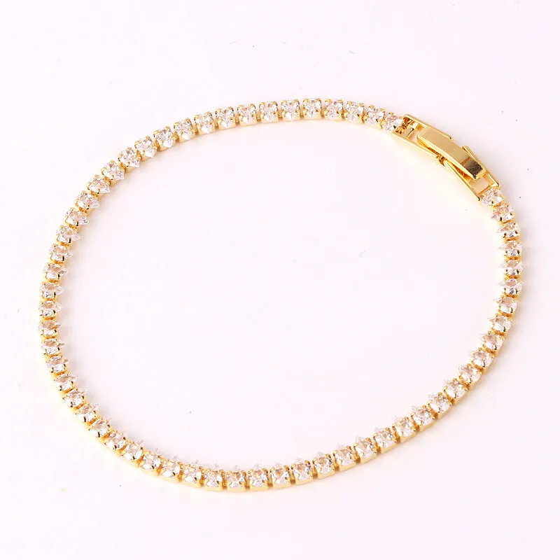 Luxurious Droplet Geometric Droplet Zircon Electroplating Necklaces