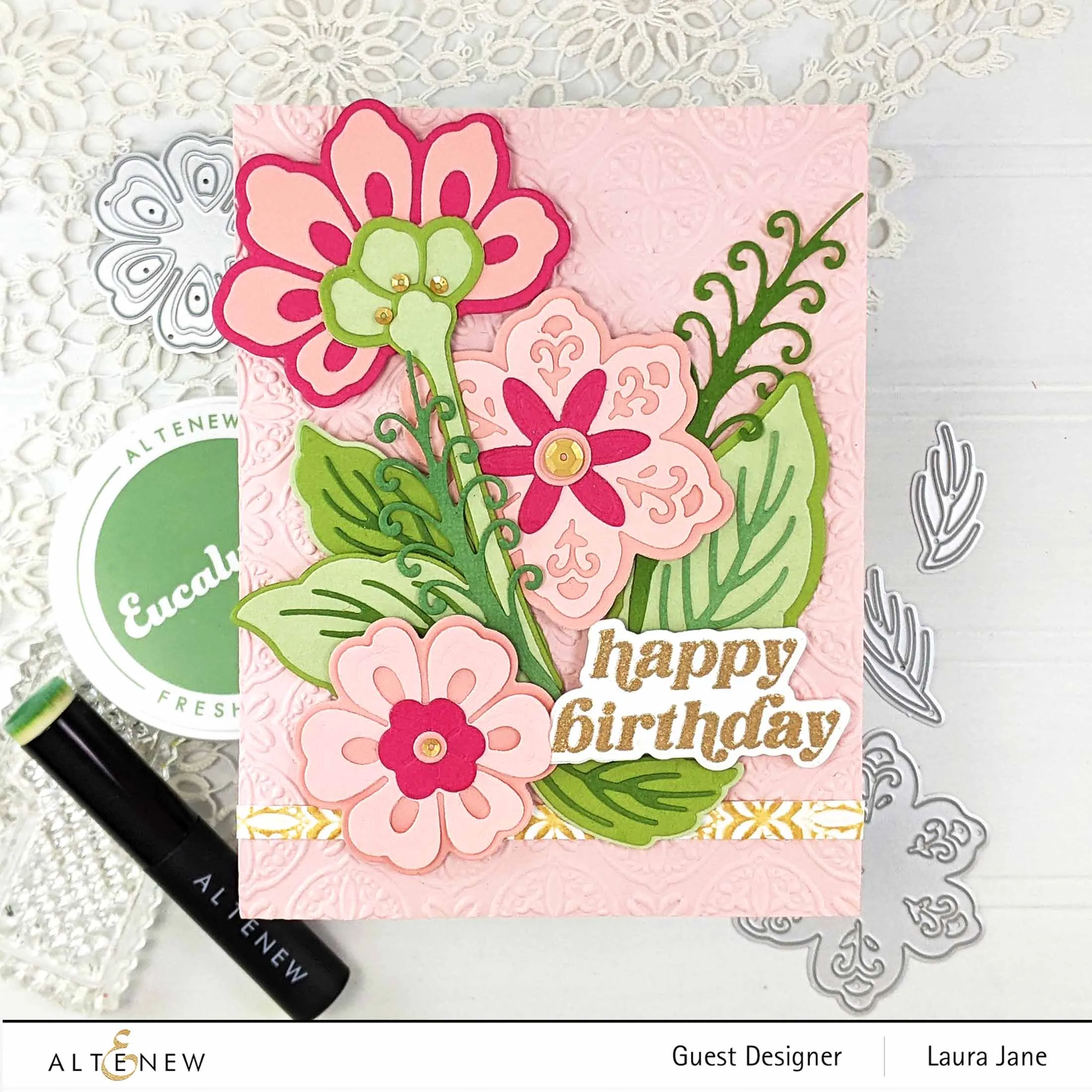 Luxurious Motifs 3D Embossing Folder