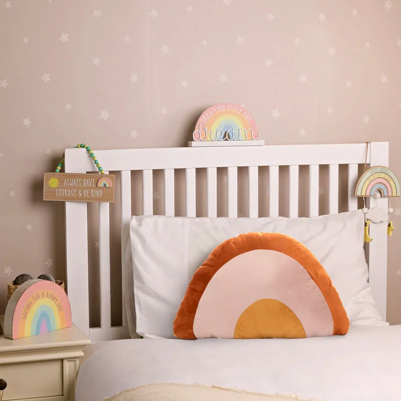 Luxurious RainBow-shaped cushion