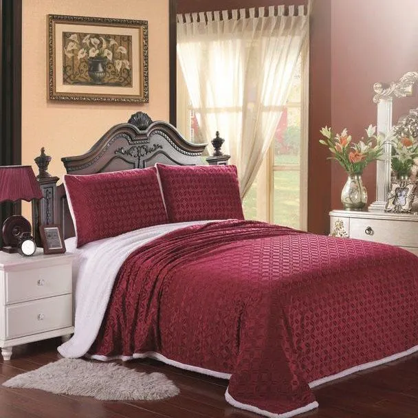 Luxurious Reversible Designer Sherpa Blanket