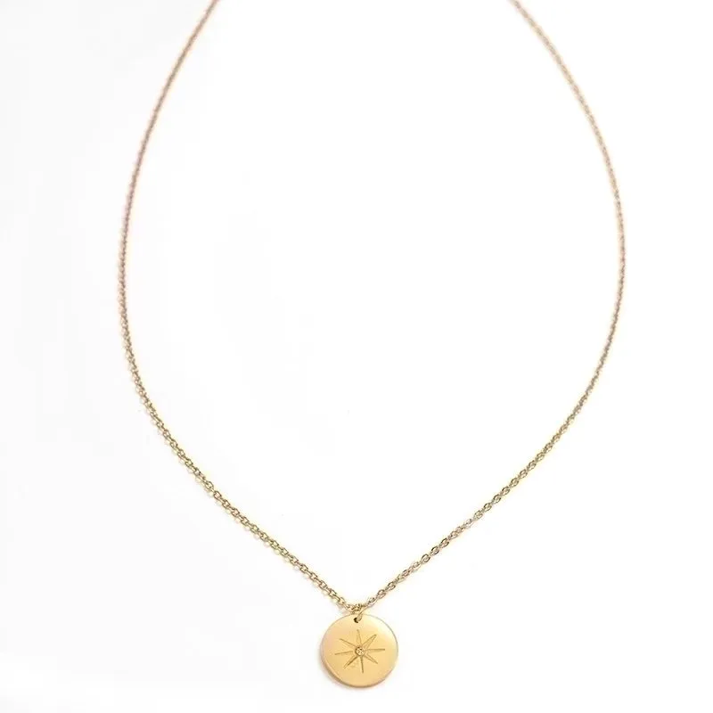 Luxurious Stainless Steel Titanium Steel Plating Necklace