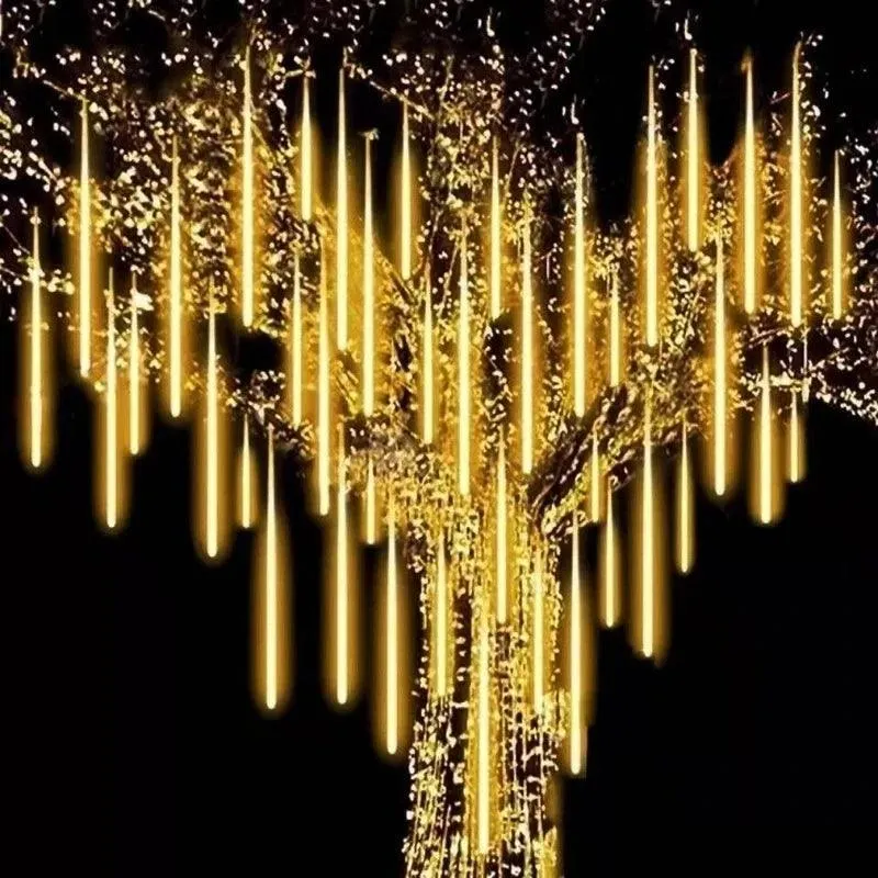 Magical LED Raindrop Lights for Stunning Outdoor Meteor Shower Displays