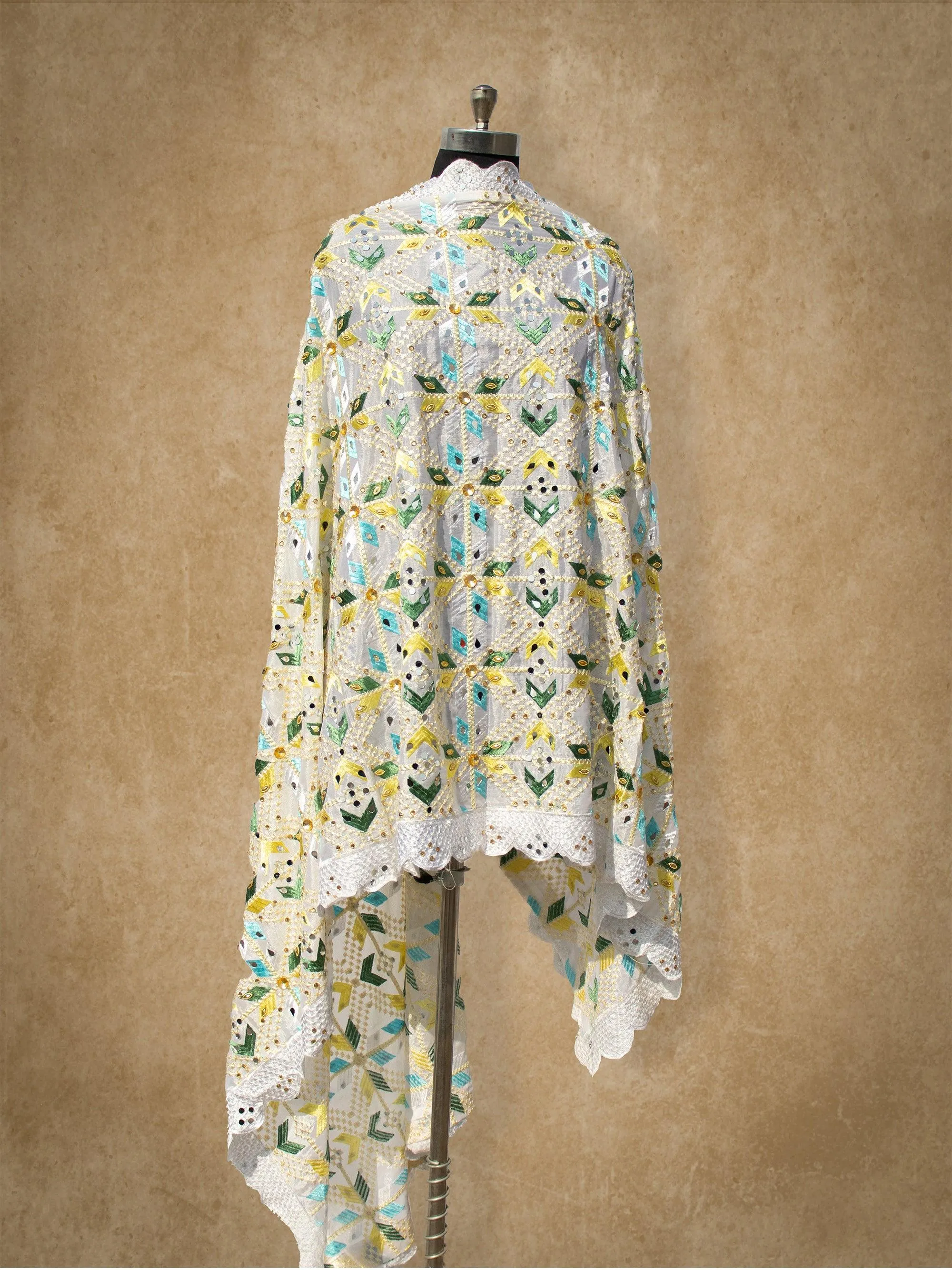 Magnificent Handloom Phulkari Dupatta DP-10