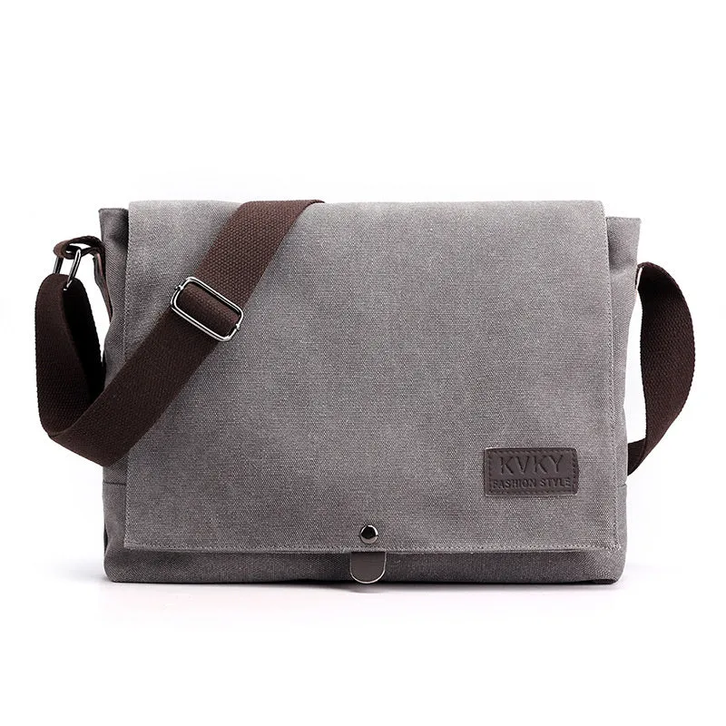 Men's Canvas Crossbody Shoulder Messenger Bags Man Cross Body Bag