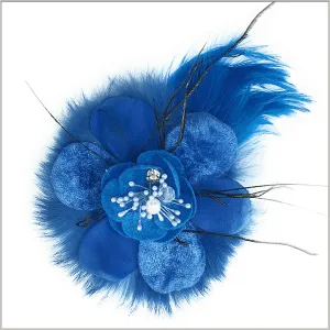 Men's Fashion Lapel Flower- Flower3 BLue