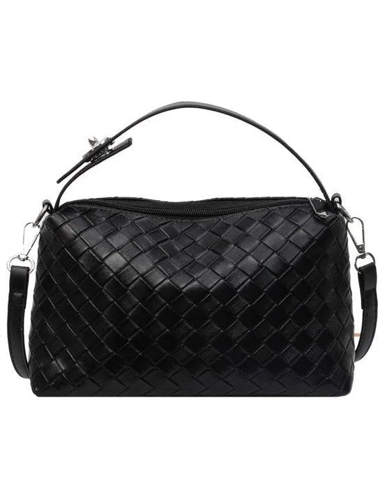 Mia Convertible Woven Crossbody Handbag