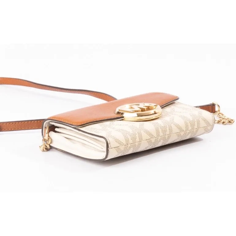 Michael Kors Fulton Logo Flap Crossbody Bag