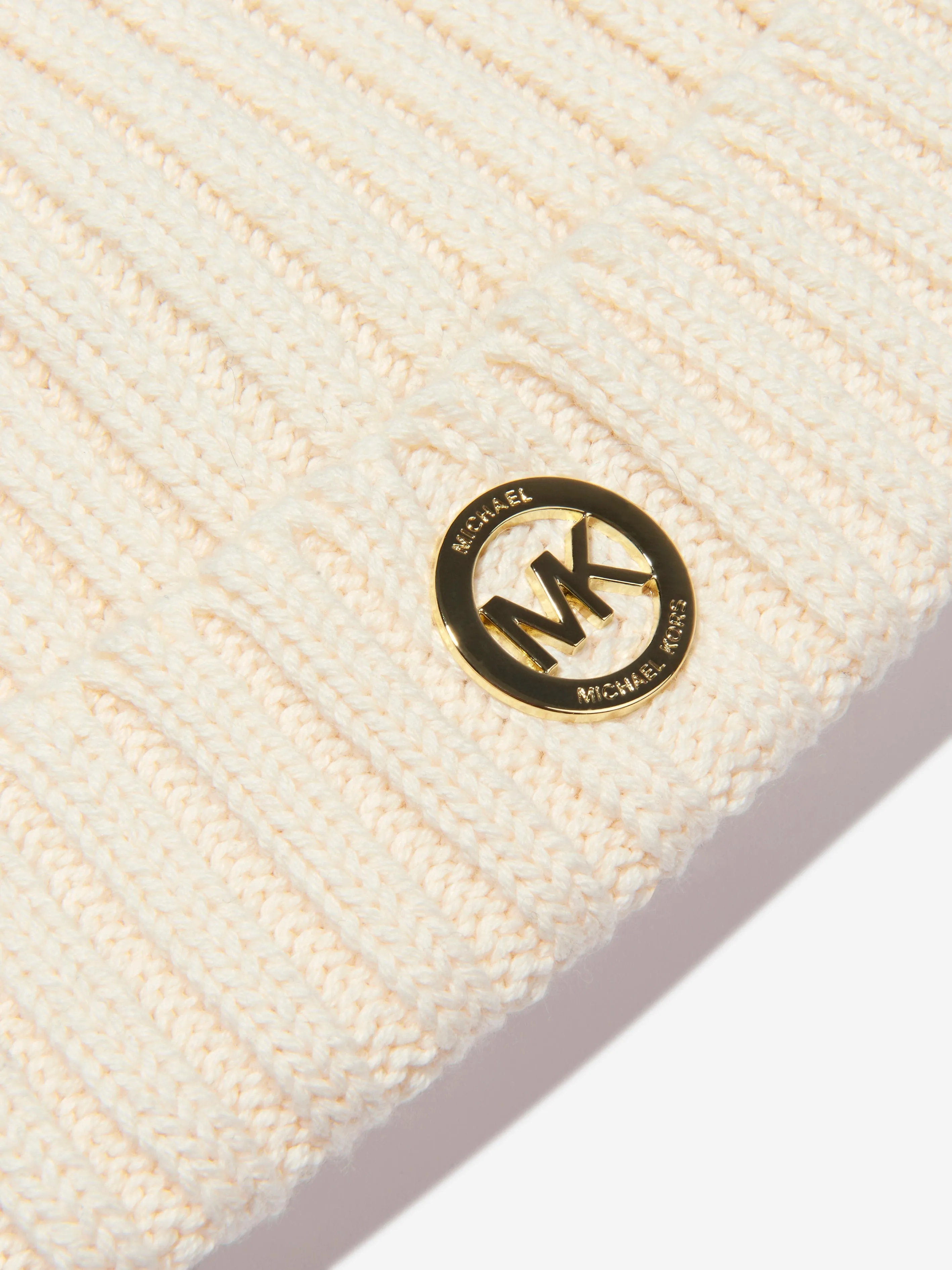 Michael Kors Girls Knitted Bobble Hat