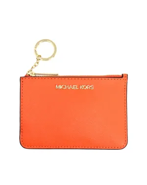 Michael Kors Women's Clementine Jet Set Travel Small Saffiano Leather Coin Pouch