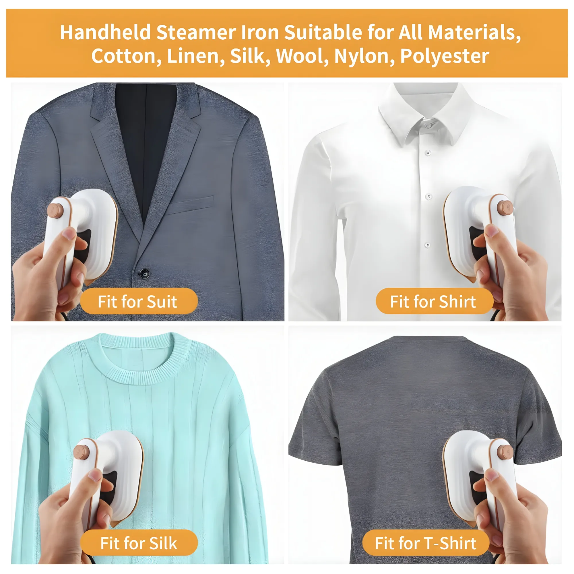 Mini Foldable Design Handheld Elecrtic Travel Steam Iron JA-163
