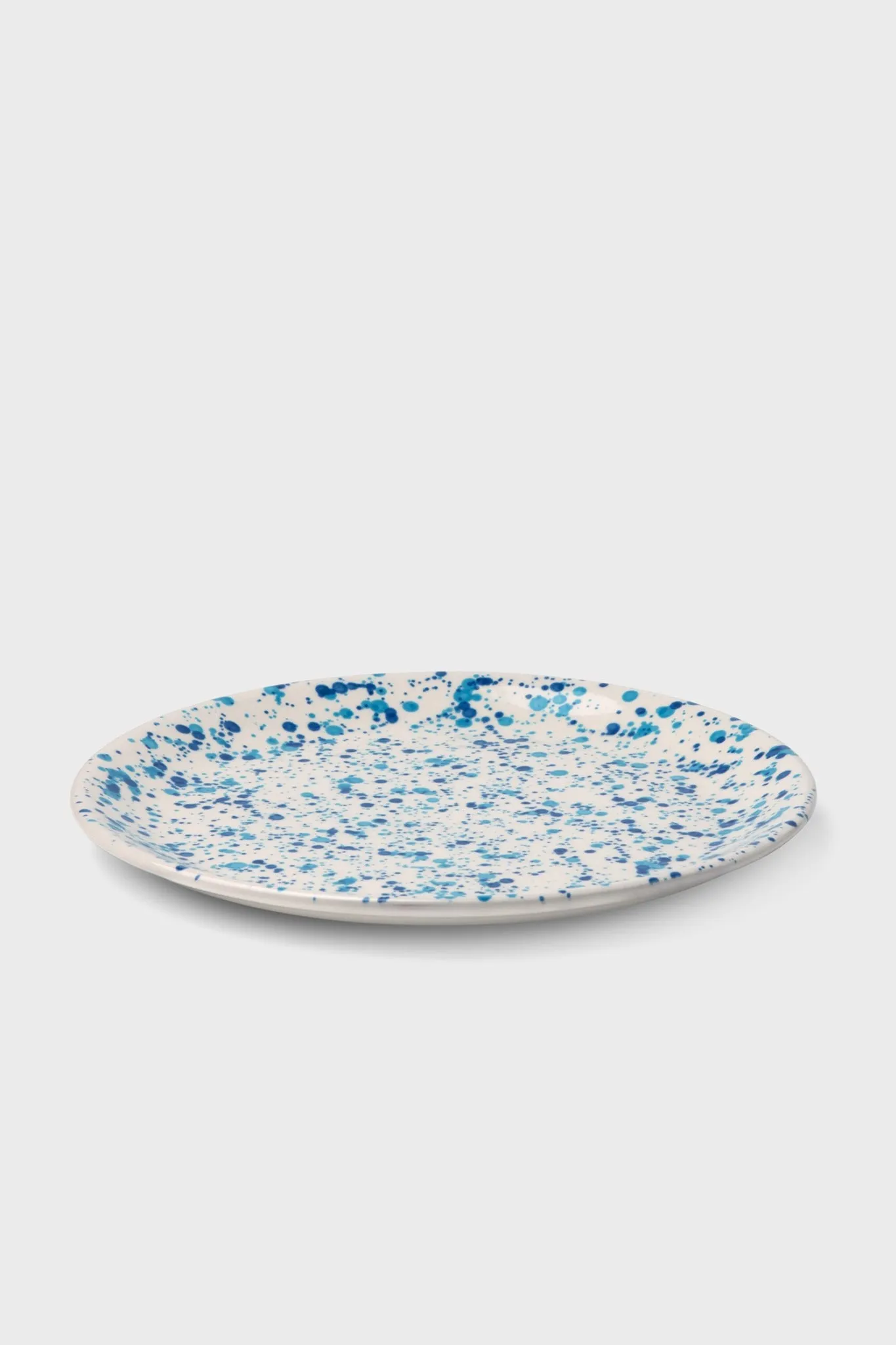 Mixed Blue Spongeware Sconset Dinner Plate (Set of 4)