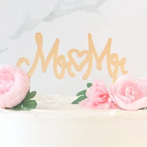 Mr & Mr Wedding Cake Topper