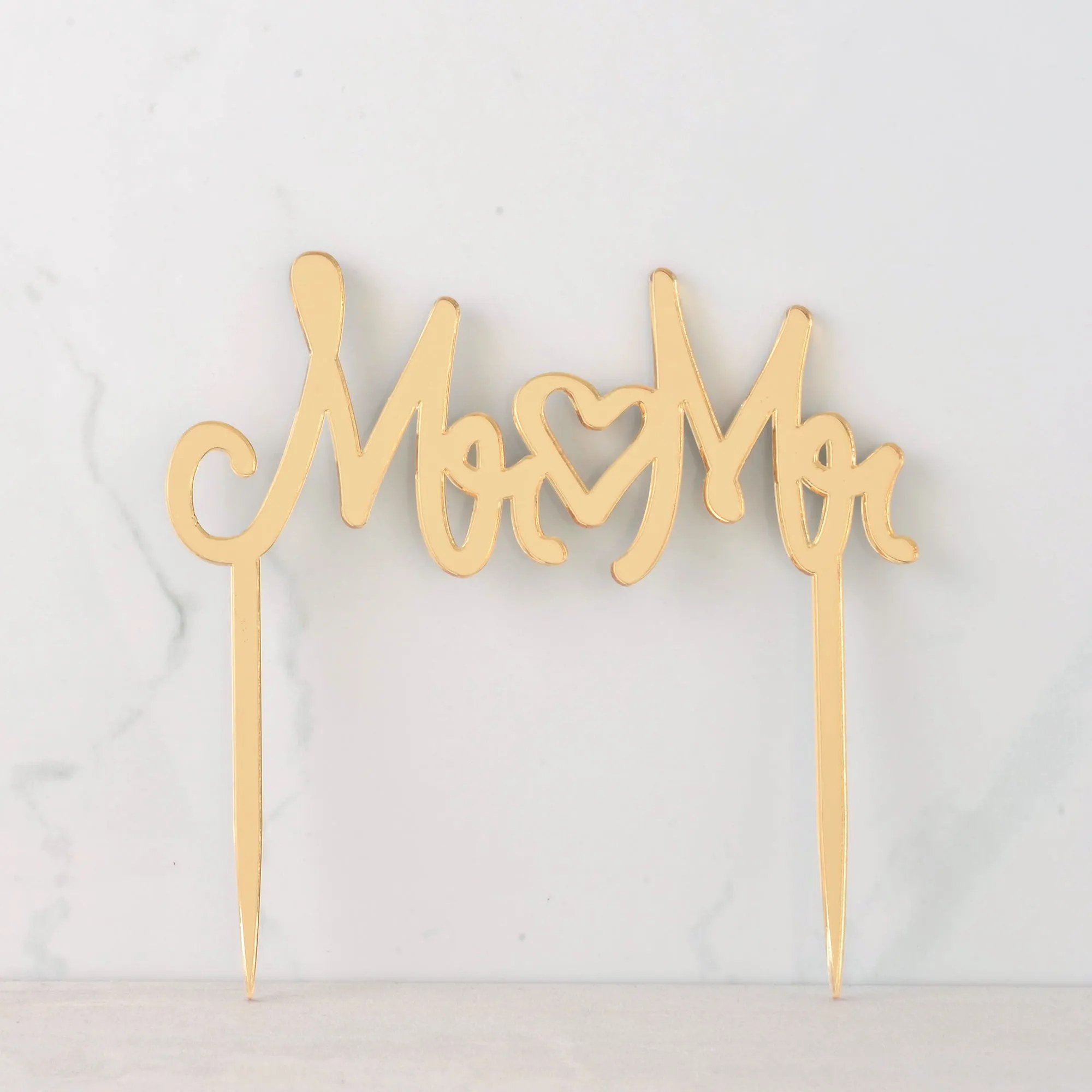 Mr & Mr Wedding Cake Topper