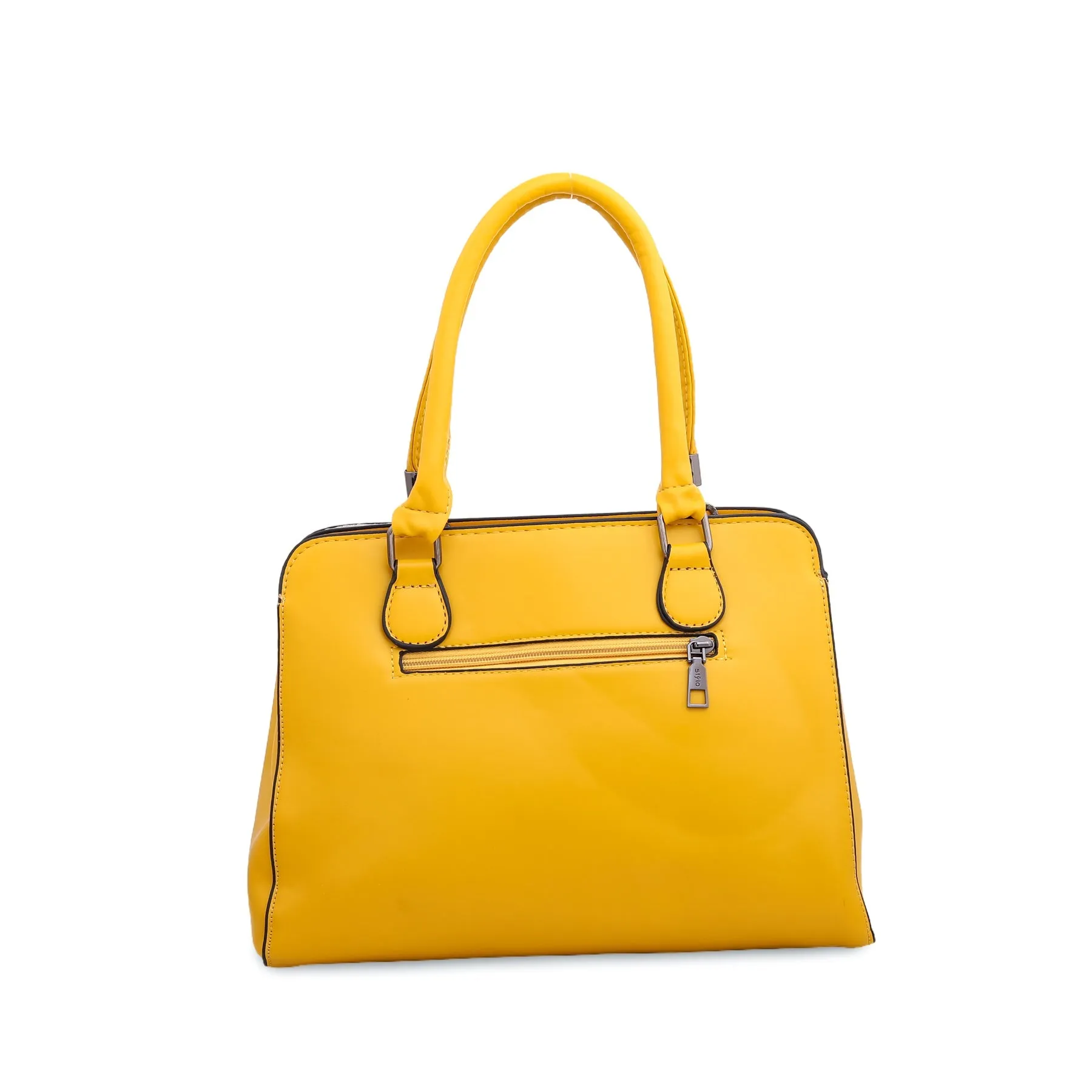 Mustard Formal Hand Bag P35884