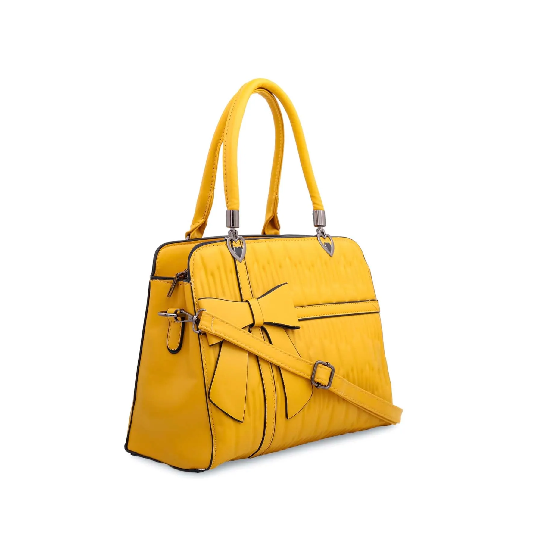 Mustard Formal Hand Bag P35884