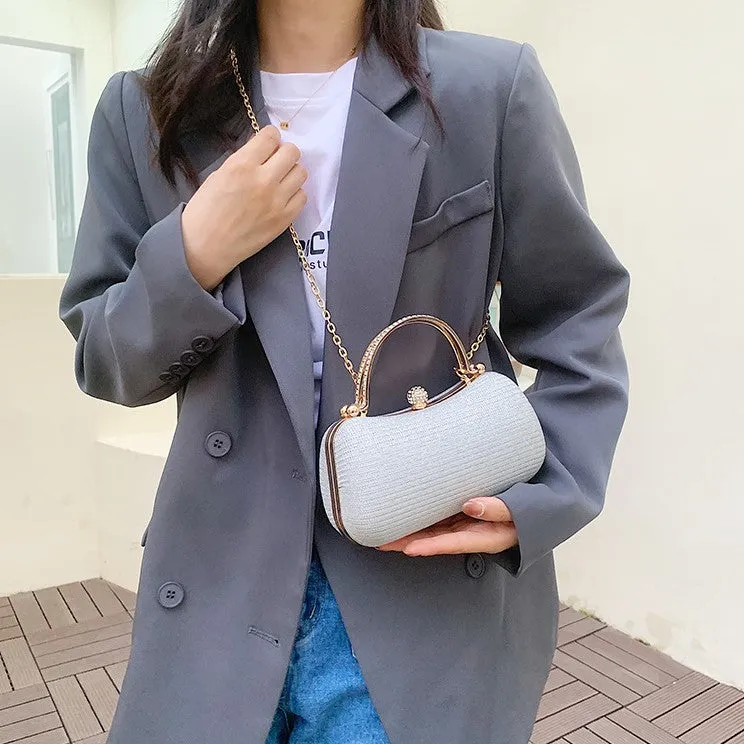Neri Rhinestones Retro Handbag