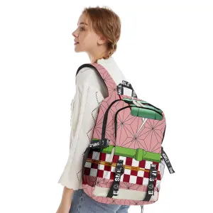 Nezuko Backpack Tanjiro School Bag Zenitsu Shoulderbags with Large Capacity
