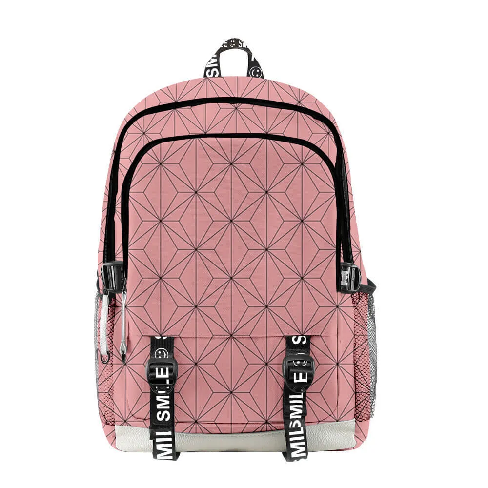 Nezuko Backpack Tanjiro School Bag Zenitsu Shoulderbags with Large Capacity