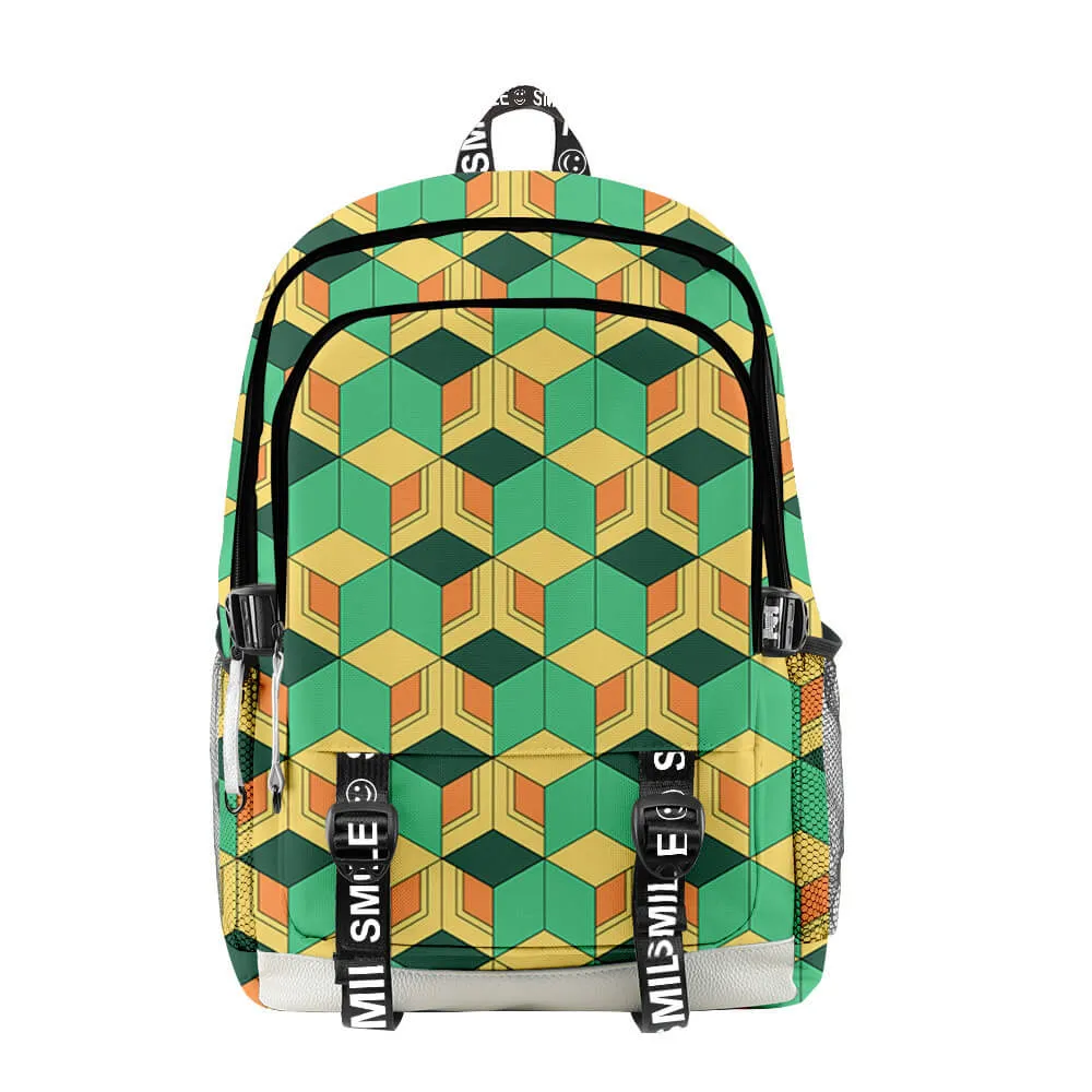 Nezuko Backpack Tanjiro School Bag Zenitsu Shoulderbags with Large Capacity