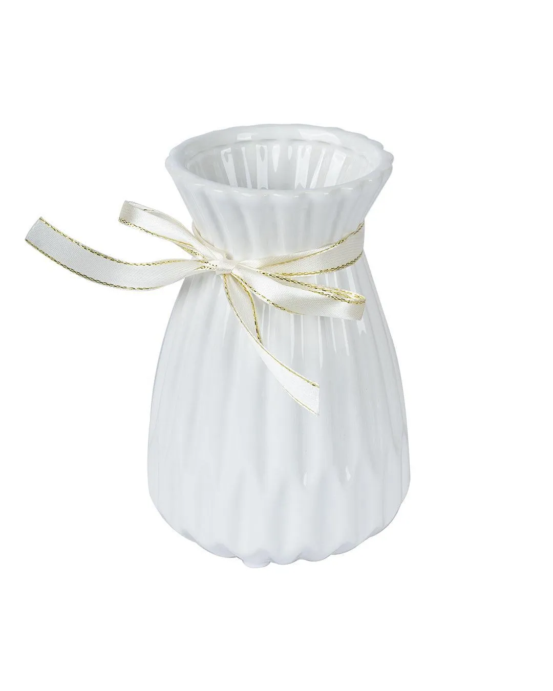 Nordic Vase, White, Ceramic