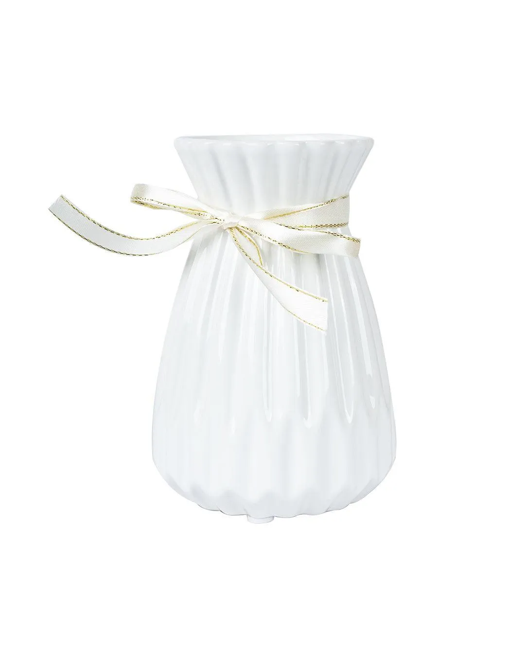 Nordic Vase, White, Ceramic