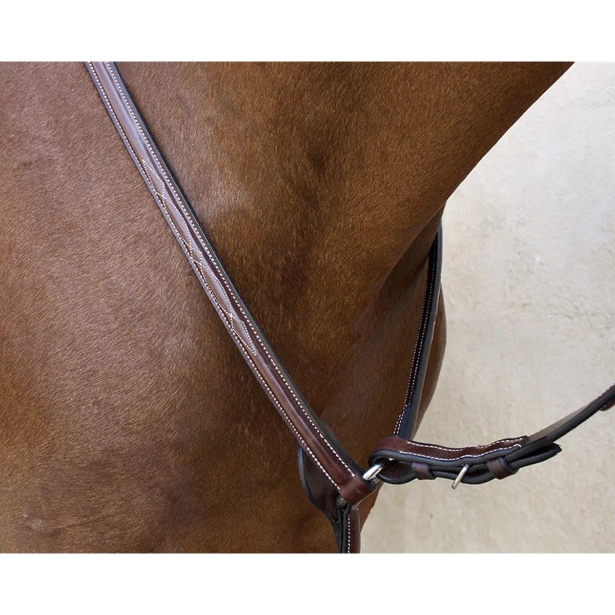 Nunn Finer Bellissimo Fancy Stitch Hunting Breastplate with Elastic
