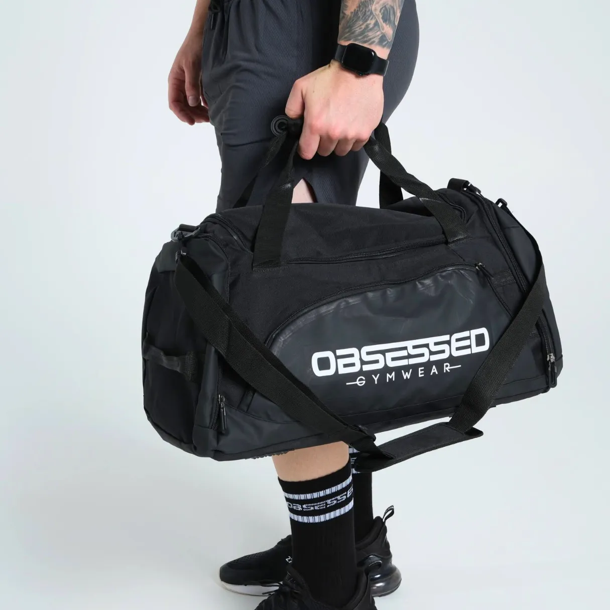 OBSESSED GYM BAG - BLACK