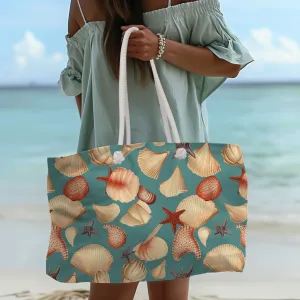 Oversized Canvas Beach Tote Bag