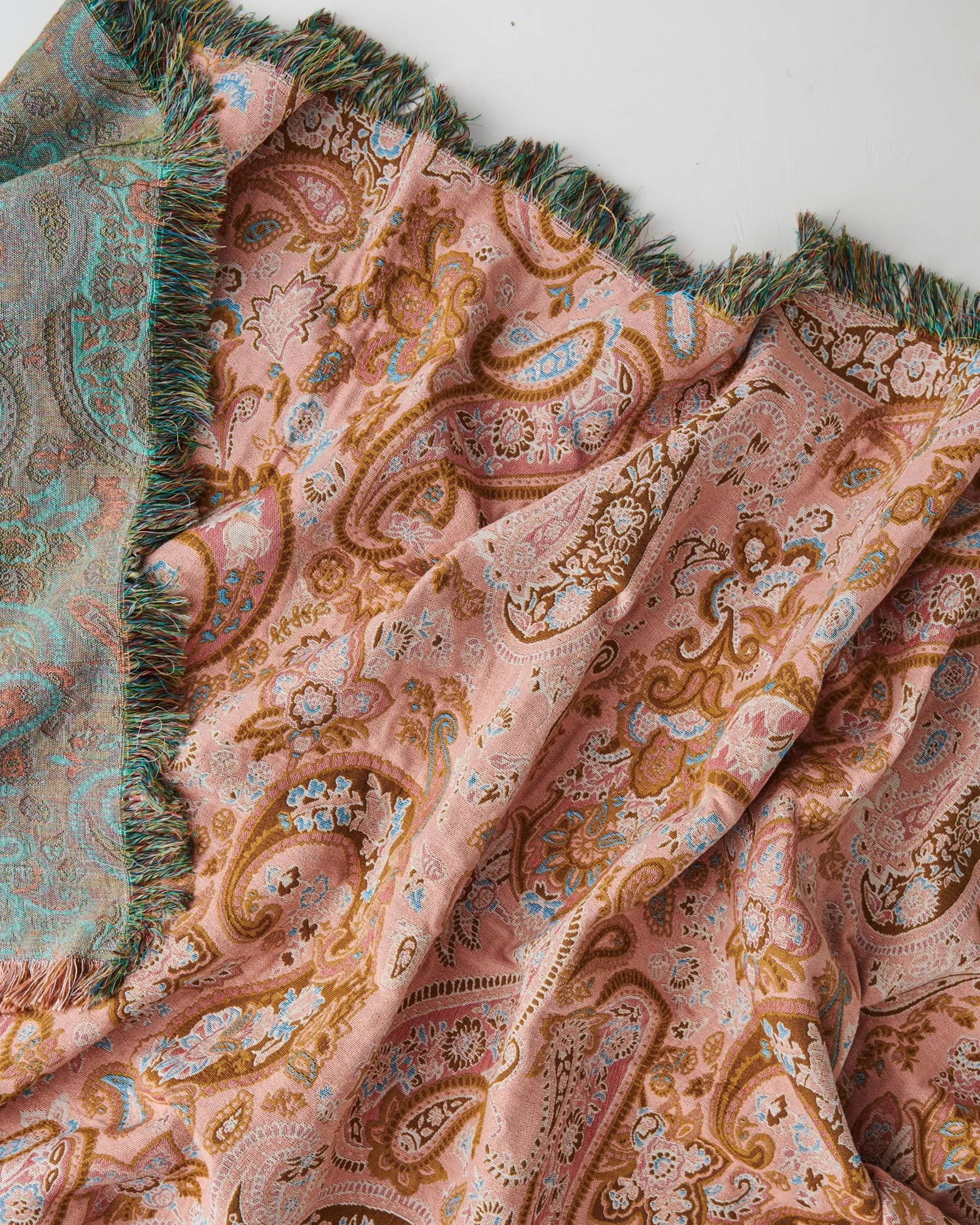 Paisley Paradise Tapestry Throw