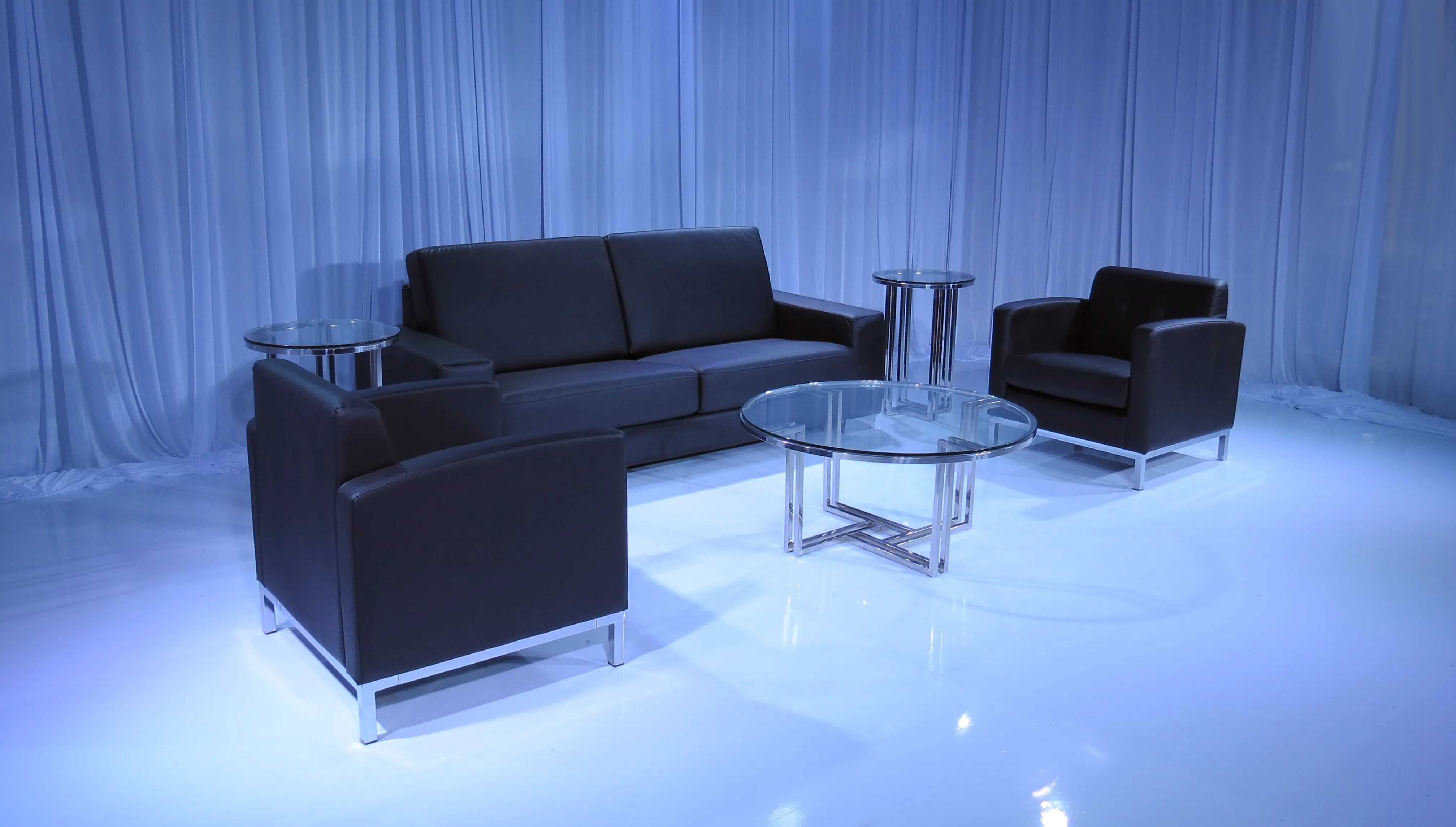 PEACHTREE SOFA GROUPING 1 - BLACK