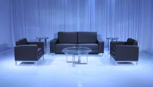 PEACHTREE SOFA GROUPING 1 - BLACK