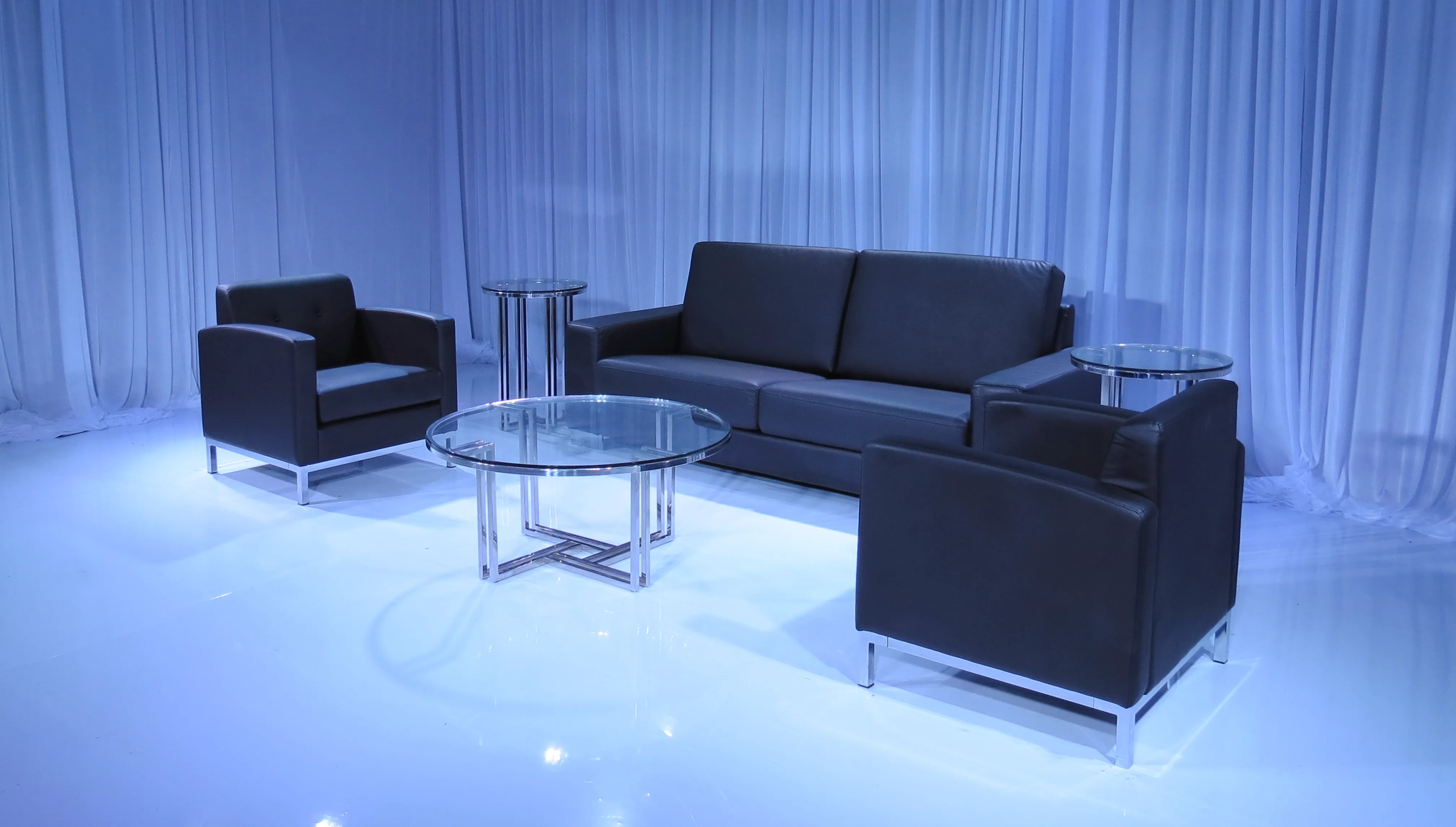 PEACHTREE SOFA GROUPING 1 - BLACK