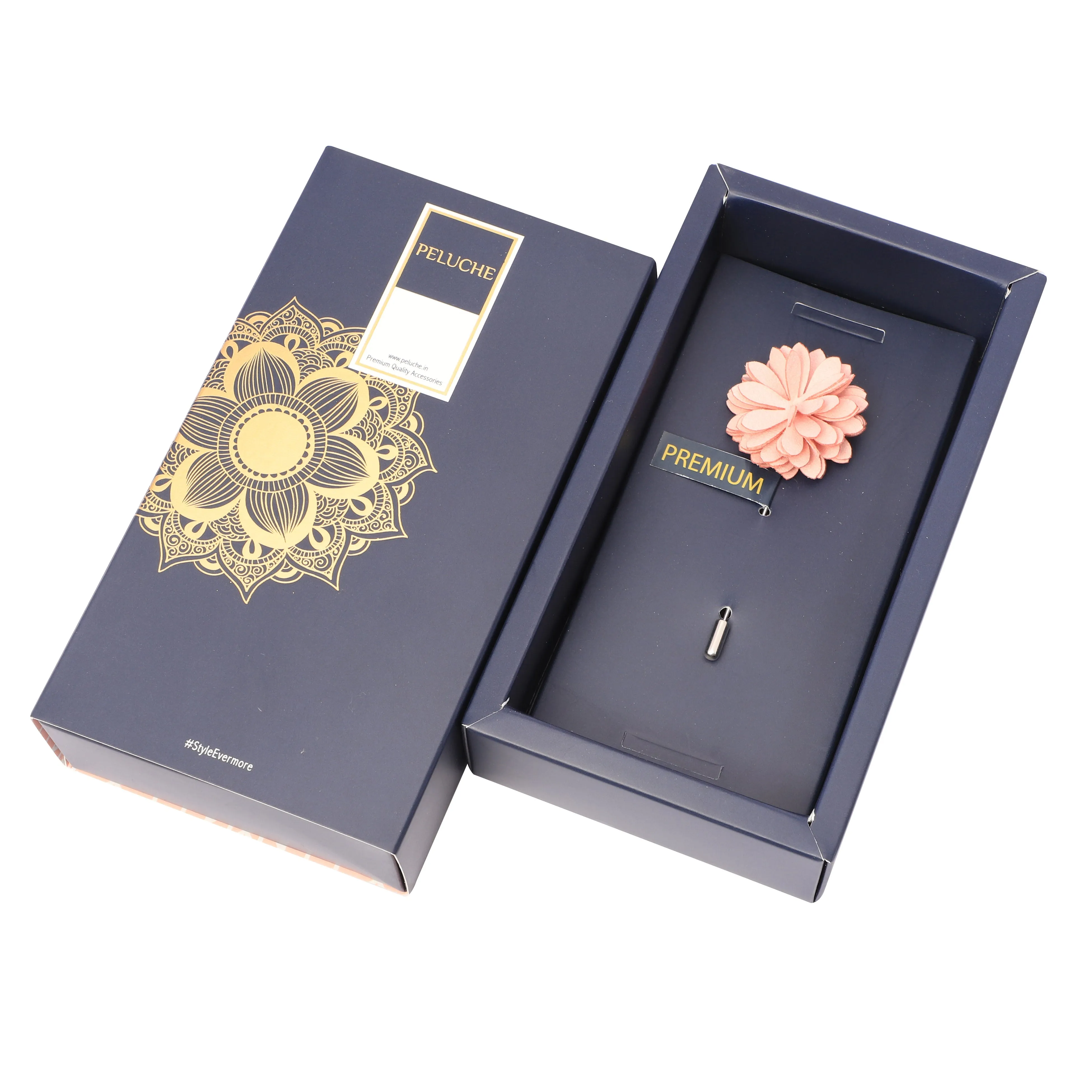 Peluche Stunning Pink Brooch For Men