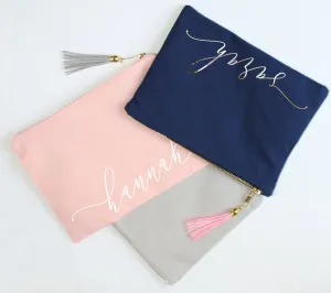 Personalized makeup bag