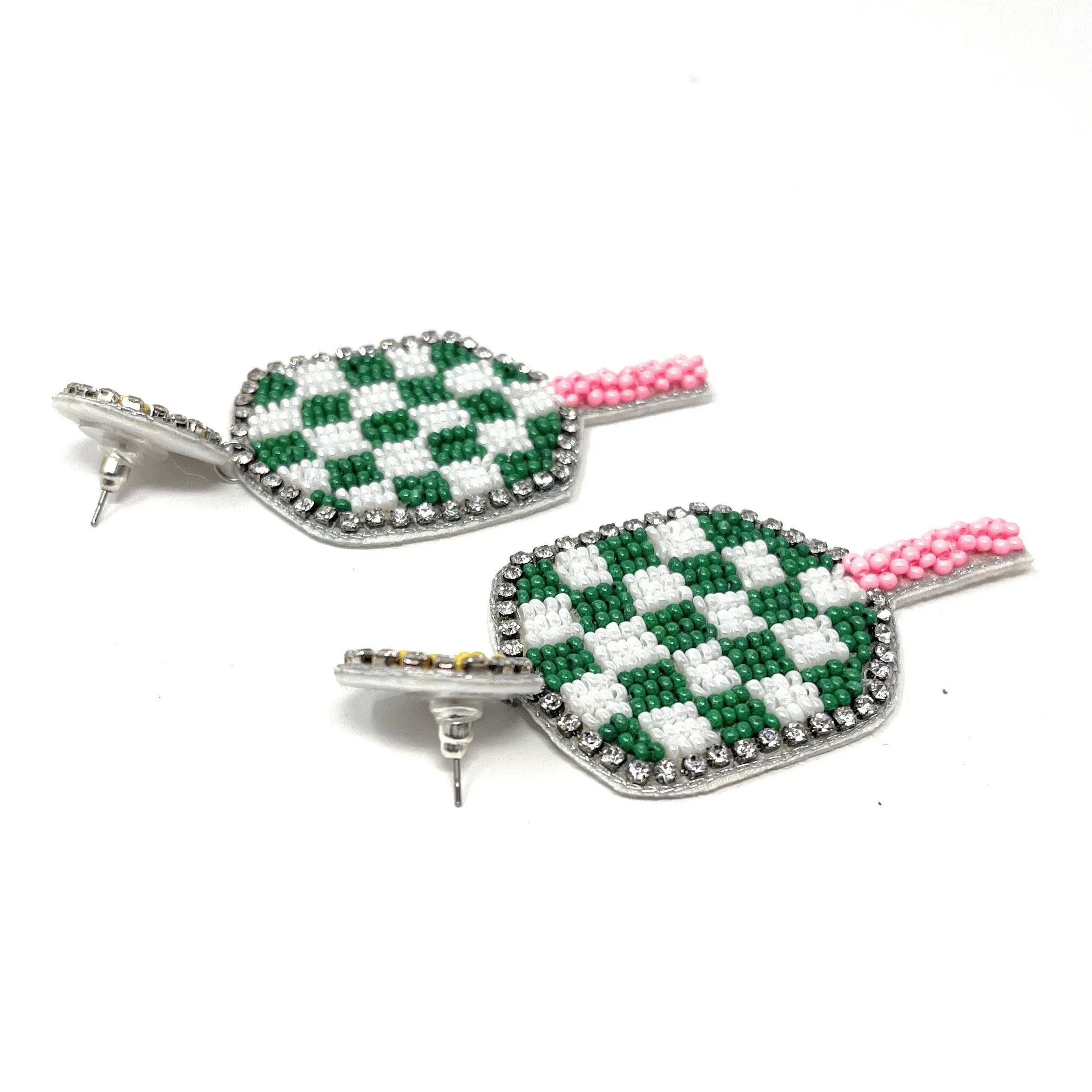 Pickleball Beaded Earrings