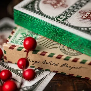 Postage Paid Christmas - Green Gilded