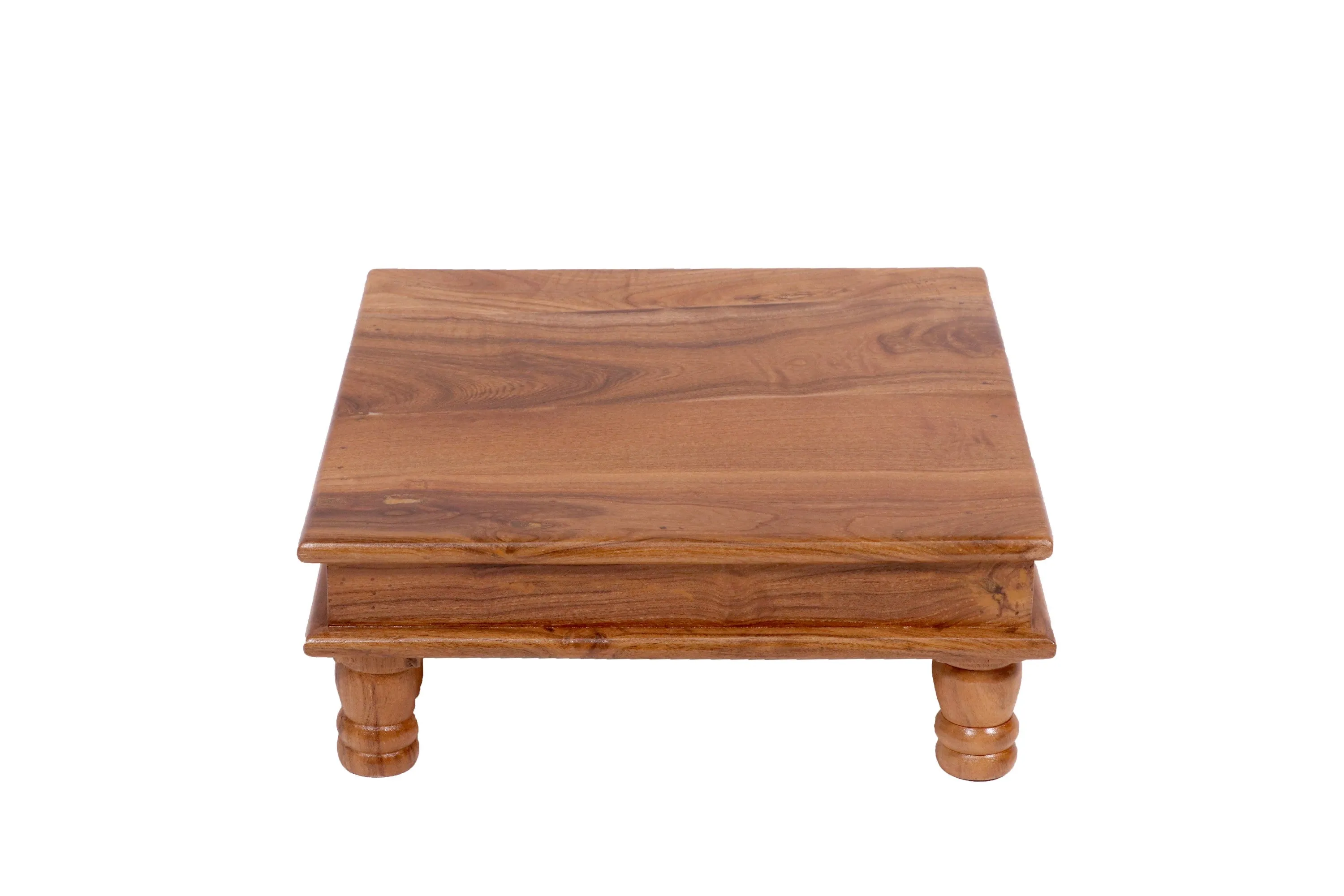Premium Quality Teak Wood Pooja Bajot