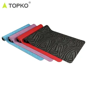 PU Natural Rubber Yoga Mat with Elegant Texture