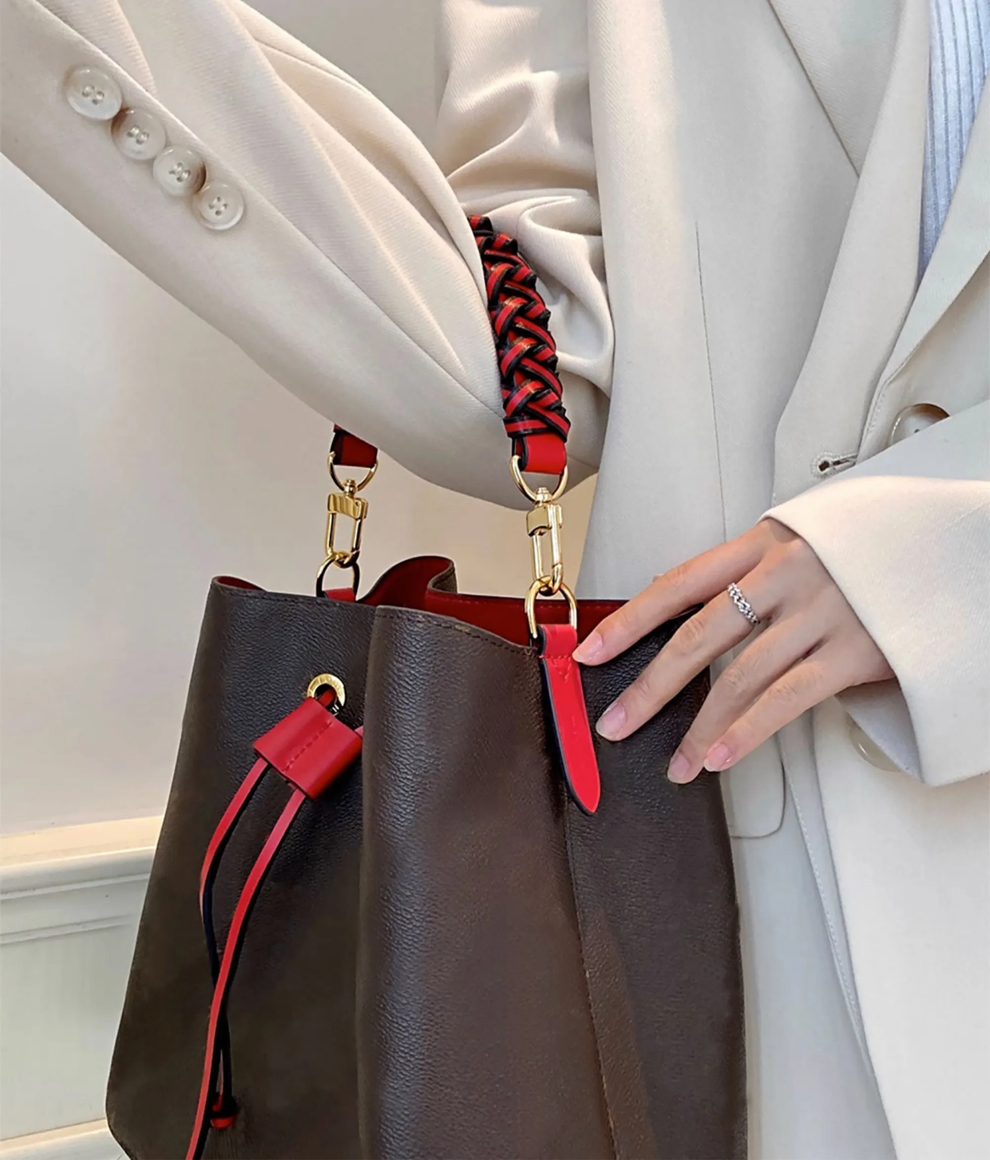 Replacement strap for NÉONOÉ bag, woven handle accessory.