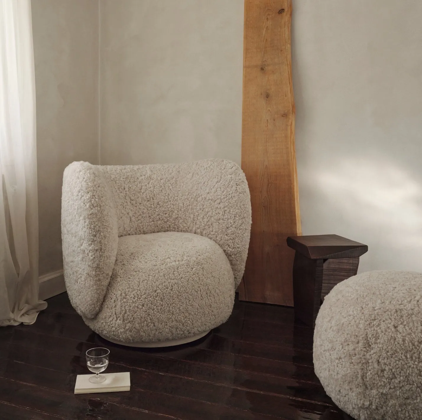 Rico Pouf Sheepskin