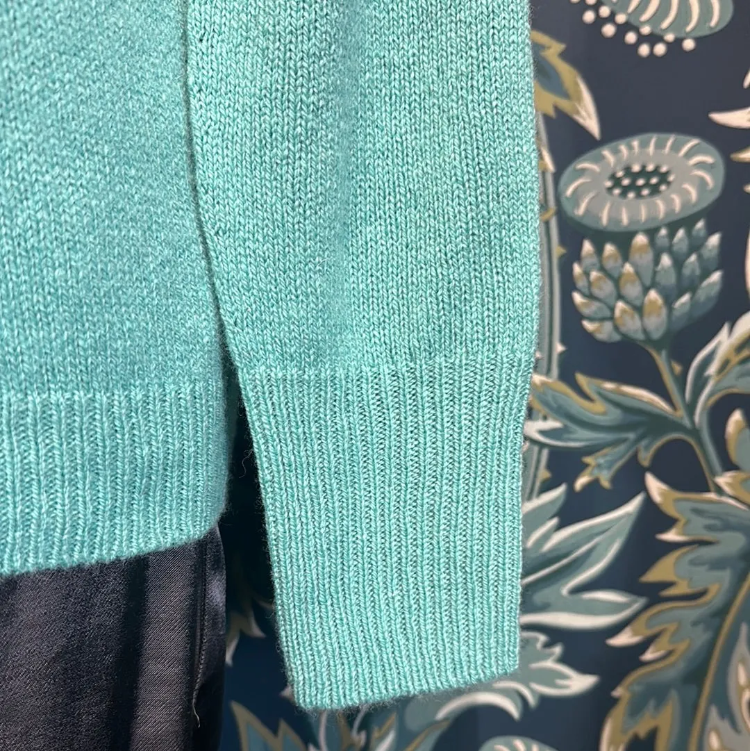 SALE Harley of Scotland Fairisle Sweater In Tourmaline