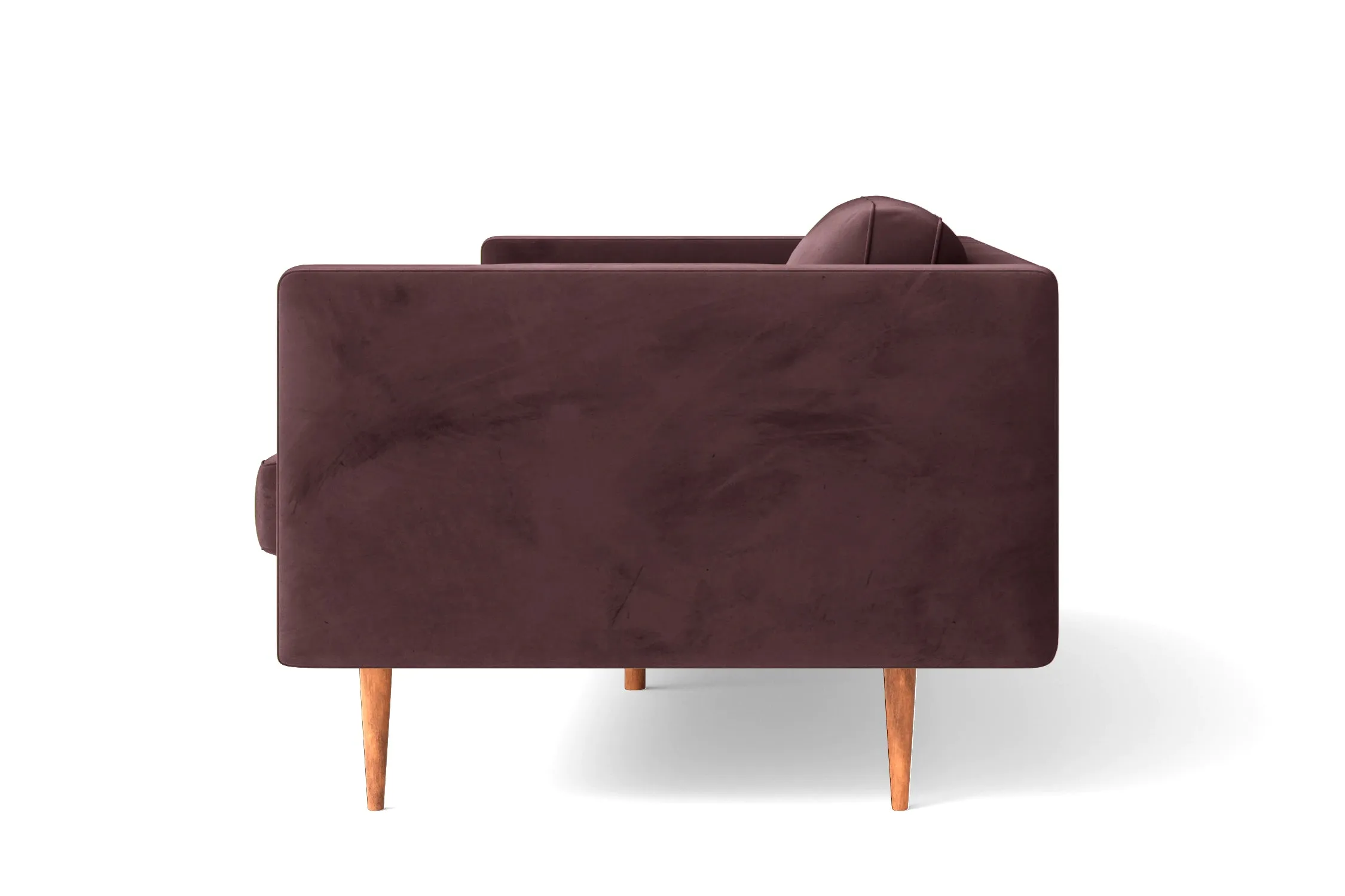 Salerno 3 Seater Sofa Grape Velvet