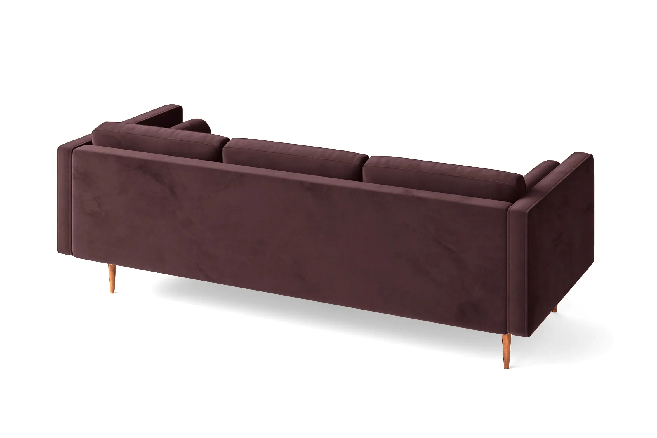 Salerno 3 Seater Sofa Grape Velvet